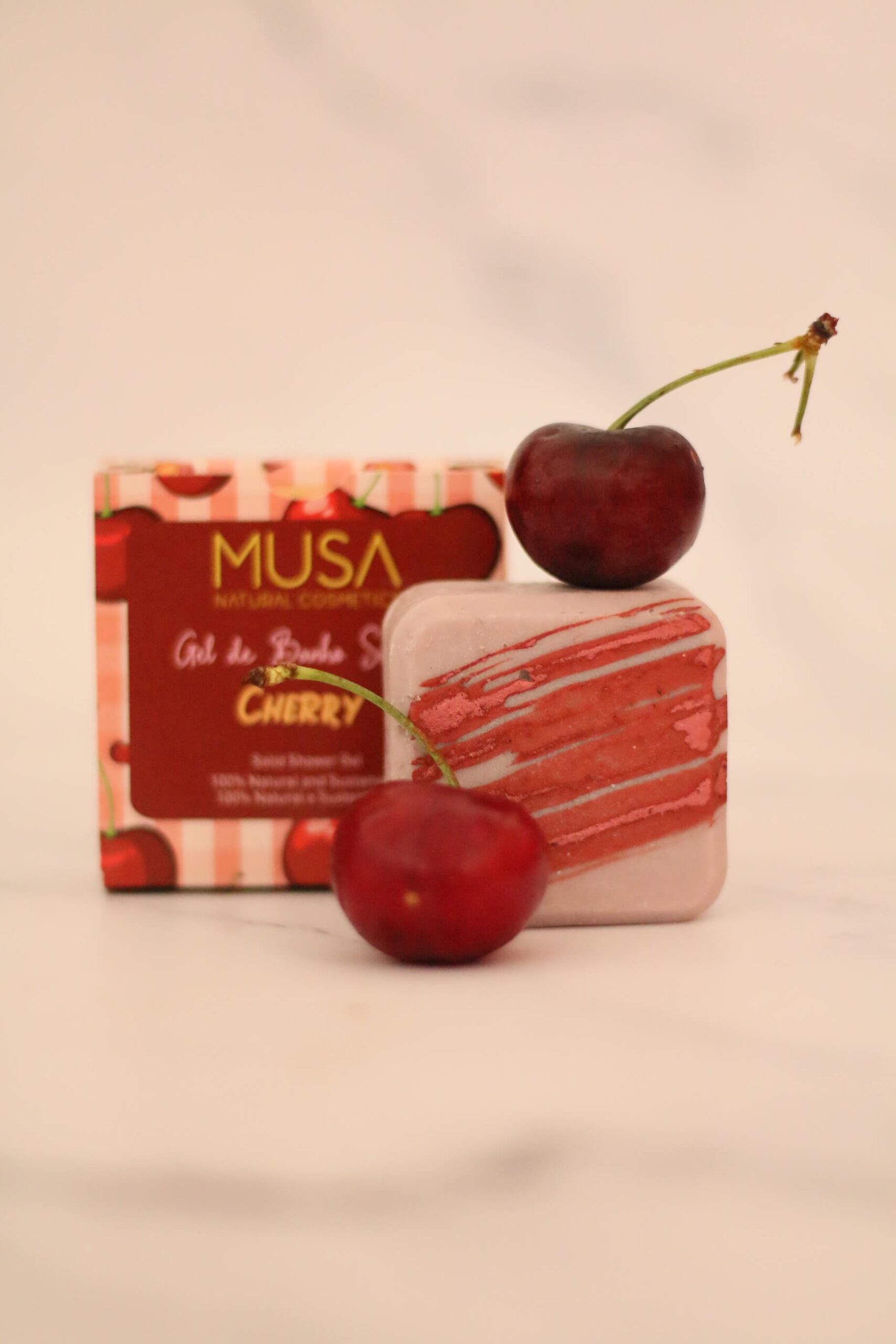 Gel de Banho Sólido – Cereja (Edição Limitada)